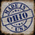 Ohio Stamp On Wood Wholesale Novelty Square Sticker Decal