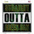 Straight Outta Green Bay Wholesale Novelty Square Sticker Decal