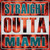 Straight Outta Miami Wholesale Novelty Square Sticker Decal