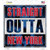 Straight Outta New York Wholesale Novelty Square Sticker Decal