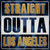Straight Outta Los Angeles Wholesale Novelty Square Sticker Decal
