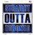 Straight Outta Toronto Wholesale Novelty Square Sticker Decal