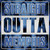 Straight Outta Memphis Wholesale Novelty Square Sticker Decal