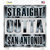 Straight Outta San Antonio Wholesale Novelty Square Sticker Decal