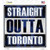 Straight Outta Toronto City Wholesale Novelty Square Sticker Decal