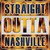 Straight Outta Nashville Wholesale Novelty Square Sticker Decal