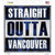 Straight Outta Vancouver Wholesale Novelty Square Sticker Decal