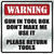 Please Return Tools Wholesale Novelty Square Sticker Decal