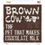 Brown Cow Brown Milk Wholesale Novelty Square Sticker Decal