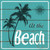 At The Beach Wholesale Novelty Square Sticker Decal