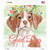 Brittany Good Dog Wholesale Novelty Square Sticker Decal