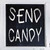 Send Candy Wholesale Novelty Square Sticker Decal