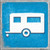 Camper Wholesale Novelty Square Sticker Decal