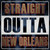 Straight Outta New Orleans Basketball Wholesale Novelty Square Sticker Decal