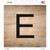 E Letter Tile Wholesale Novelty Square Sticker Decal