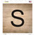 S Letter Tile Wholesale Novelty Square Sticker Decal