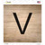 V Letter Tile Wholesale Novelty Square Sticker Decal
