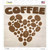 Love Coffee Wholesale Novelty Square Sticker Decal