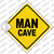 Man Cave Wholesale Novelty Diamond Sticker Decal