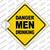 Danger Men Drinking Wholesale Novelty Diamond Sticker Decal