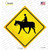 Horse Rider Wholesale Novelty Diamond Sticker Decal