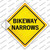 Bikeway Narrows Wholesale Novelty Diamond Sticker Decal