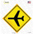 Airplane Wholesale Novelty Diamond Sticker Decal