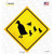 Duck and Ducklings Wholesale Novelty Diamond Sticker Decal
