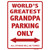 Worlds Greatest Grandpa Wholesale Novelty Rectangle Sticker Decal