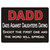 Dad Against Daughters Dating Wholesale Novelty Rectangle Sticker Decal