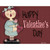 Happy Valentines Day Red Wholesale Novelty Rectangle Sticker Decal