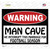 Man Cave We Interrupt This Marriage Wholesale Novelty Rectangle Sticker Decal