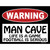 Man Cave Life Game Football Serious Wholesale Novelty Rectangle Sticker Decal