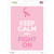 Keep Calm Fight On Wholesale Novelty Rectangle Sticker Decal