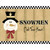 Snowmen Melt Your Heart Wholesale Novelty Rectangle Sticker Decal