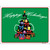 Happy Holidays Tree Wholesale Novelty Rectangle Sticker Decal