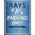 Rays Wholesale Novelty Rectangle Sticker Decal