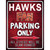 Hawks Wholesale Novelty Rectangle Sticker Decal