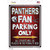 Panthers Red Wholesale Novelty Rectangle Sticker Decal