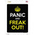 Panic And Freak Out Wholesale Novelty Rectangle Sticker Decal
