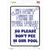 We Dont Swim in Your Toilet Wholesale Novelty Rectangle Sticker Decal