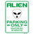 Alien Parking Wholesale Novelty Rectangle Sticker Decal