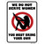 We Do Not Serve Women Wholesale Novelty Rectangle Sticker Decal