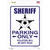 Sheriff Star Parking Only Wholesale Novelty Rectangle Sticker Decal
