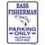 Bass Fisherman Only Wholesale Novelty Rectangle Sticker Decal