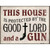 Protected By The Lord And Gun Wholesale Novelty Rectangle Sticker Decal