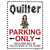 Quilter Only Wholesale Novelty Rectangle Sticker Decal