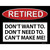 Retired Wholesale Novelty Rectangle Sticker Decal