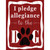 I Pledge Allegiance To The Dog Wholesale Novelty Rectangle Sticker Decal