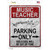 Music Teacher Parking Wholesale Novelty Rectangle Sticker Decal